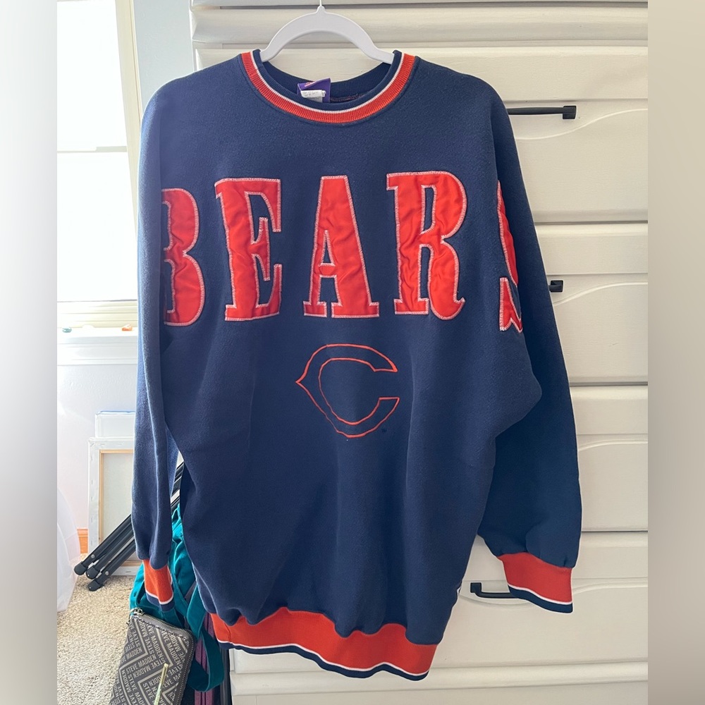 chicago bears vintage crewneck